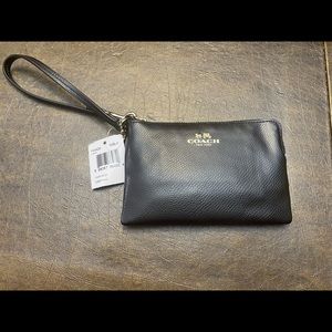 Coach black wristlet brand new